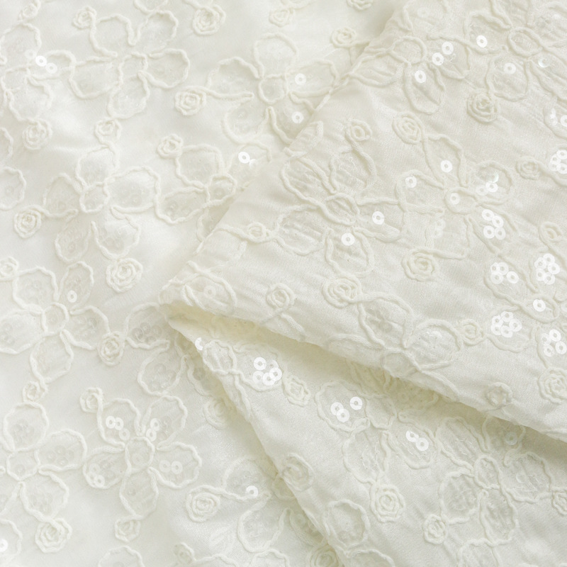 Embroidery Design 3D - Neuer 3D-Seil mit Pailletten bestickter floraler