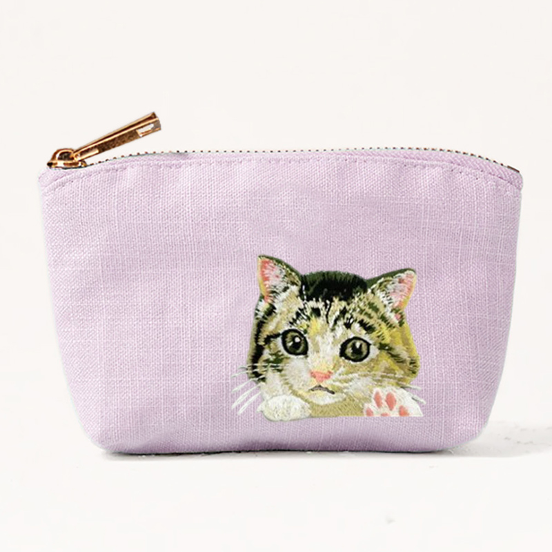 Embroidery Wallet - 2026 Neue Niedliche Katzen- und Hunde-Stickerei
