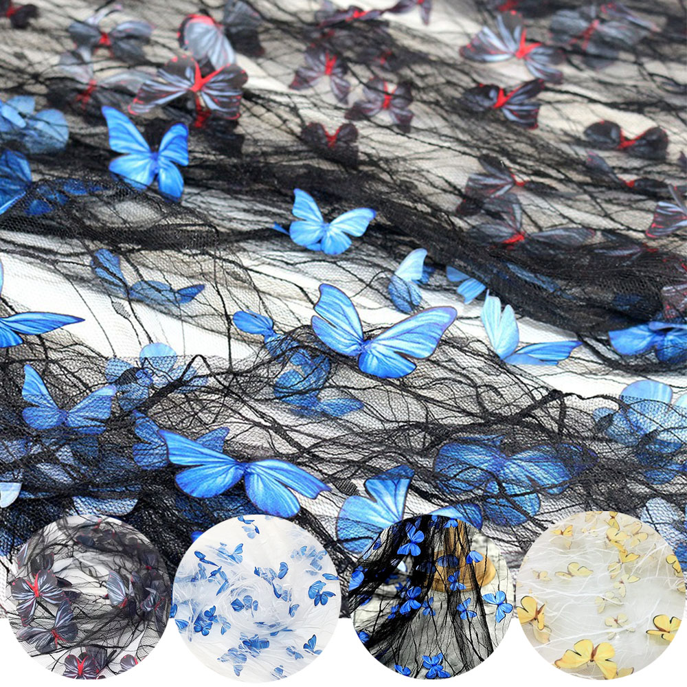 Embroidery Design 3D - Hohe Qualität Schwarz Transparent Blau 3D