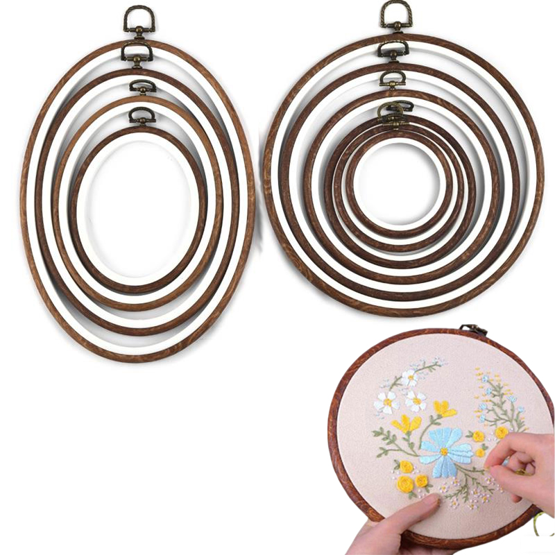 Embroidery Service - 10PCS Nähen Werkzeug Runde Oval Nachahmung