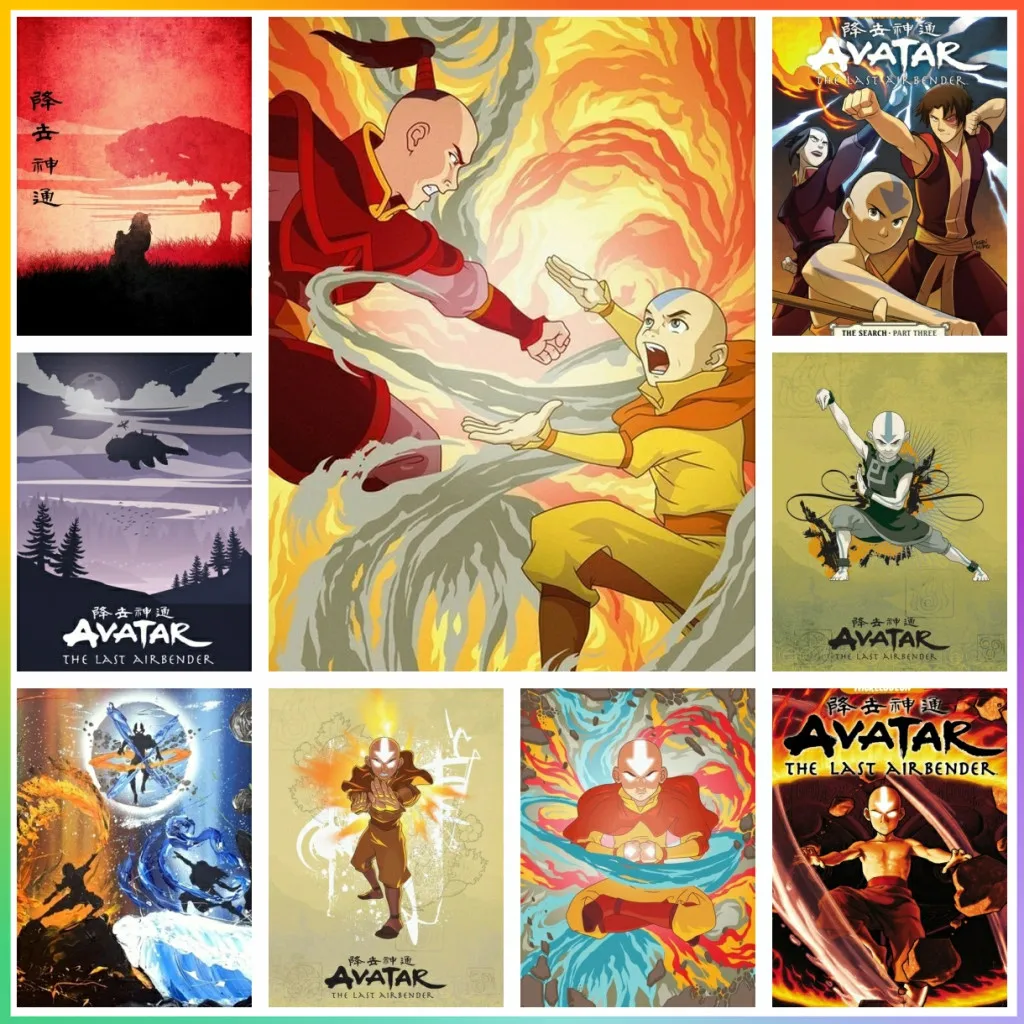 Embroidery Kit Set - Avatar The Last Airbender Klassische Anime