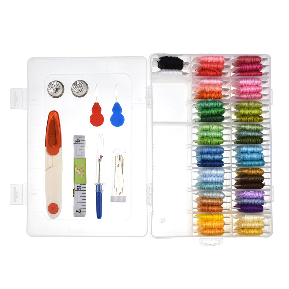 Embroidery Pattern - 50-teiliges Sortiertes Stickerei-Set mit Muster für