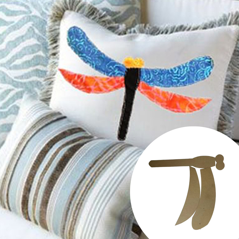 Embroidery Pattern - Libellen-Quilt-Vorlage, transparentes Nähmuster, geeignet für Heimwerkerarbeiten,