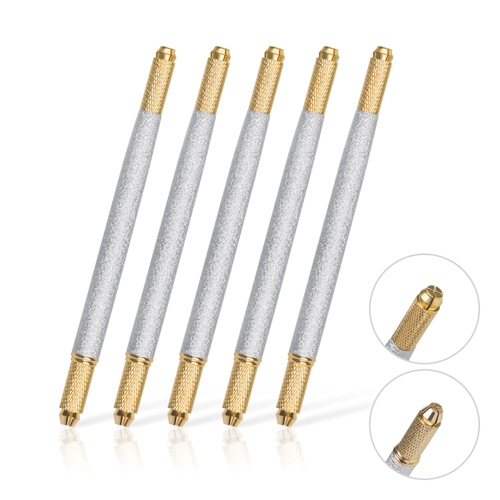 Embroidery Service - 1 stücke Microblading Doppel Ende Metall
