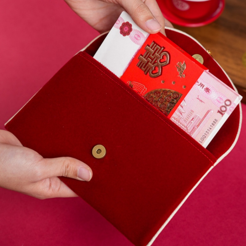 1 Stück Hochzeits-Umschlag mit – Embroidery Red Bewertung und Preis