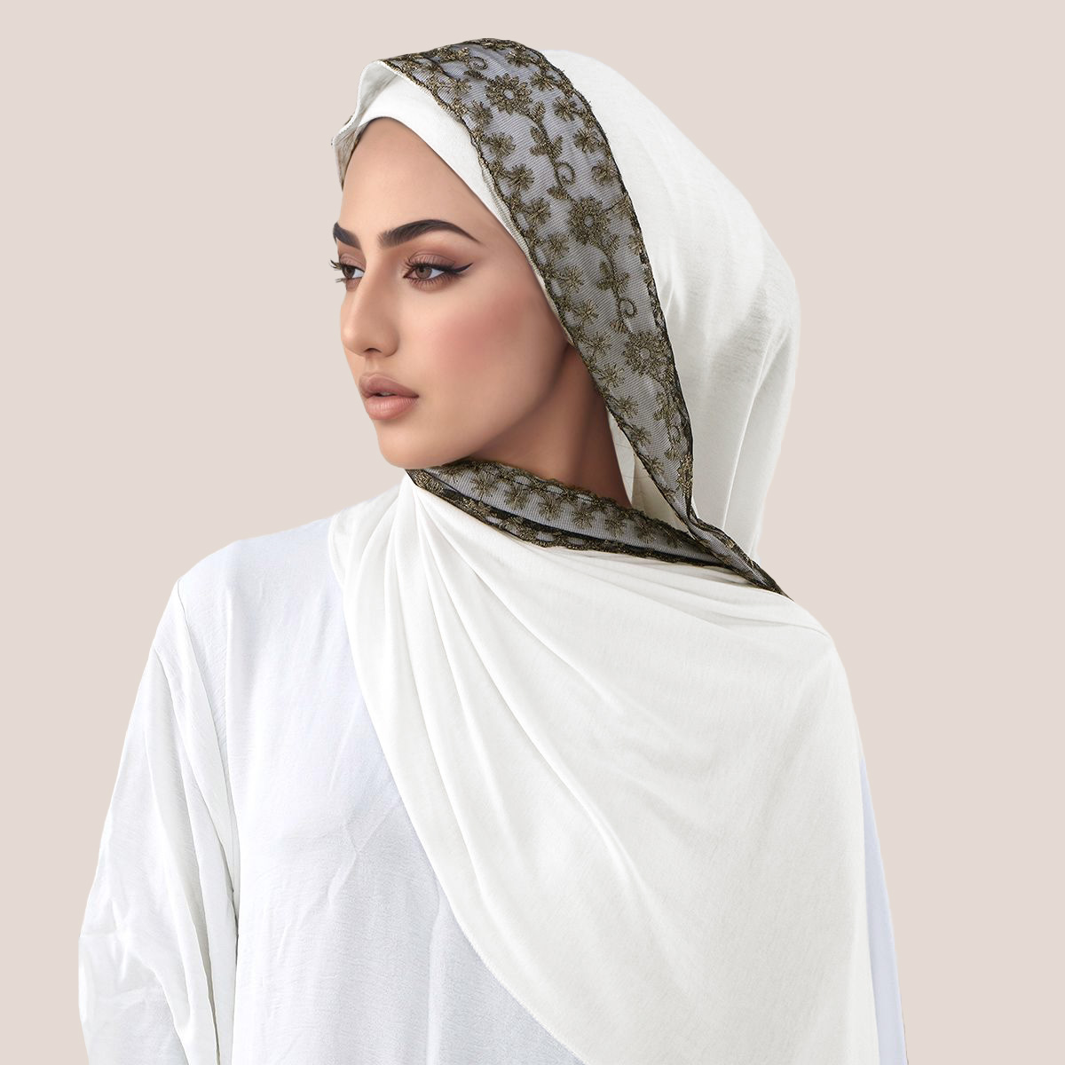 Spitze Stickerei Baumwolle Jer – Embroidery Hijab Bewertung und Preis