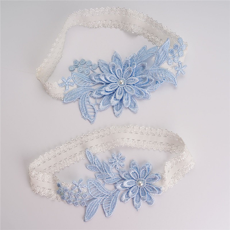 2 stücke Braut Hochzeit Strump – Embroidery Ring Bewertung und Preis