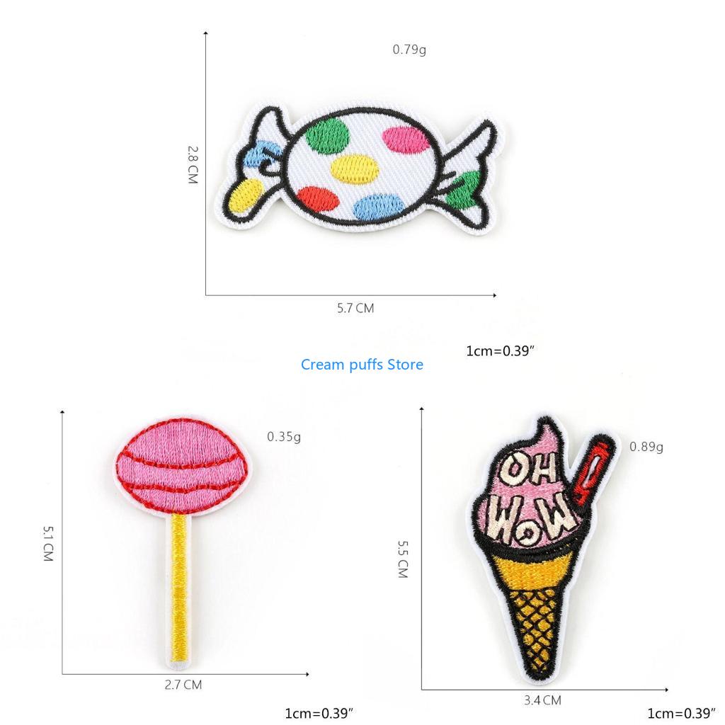 50le 20pcs Cartoon Lollipop Ei – Embroidery Cream Bewertung und Preis