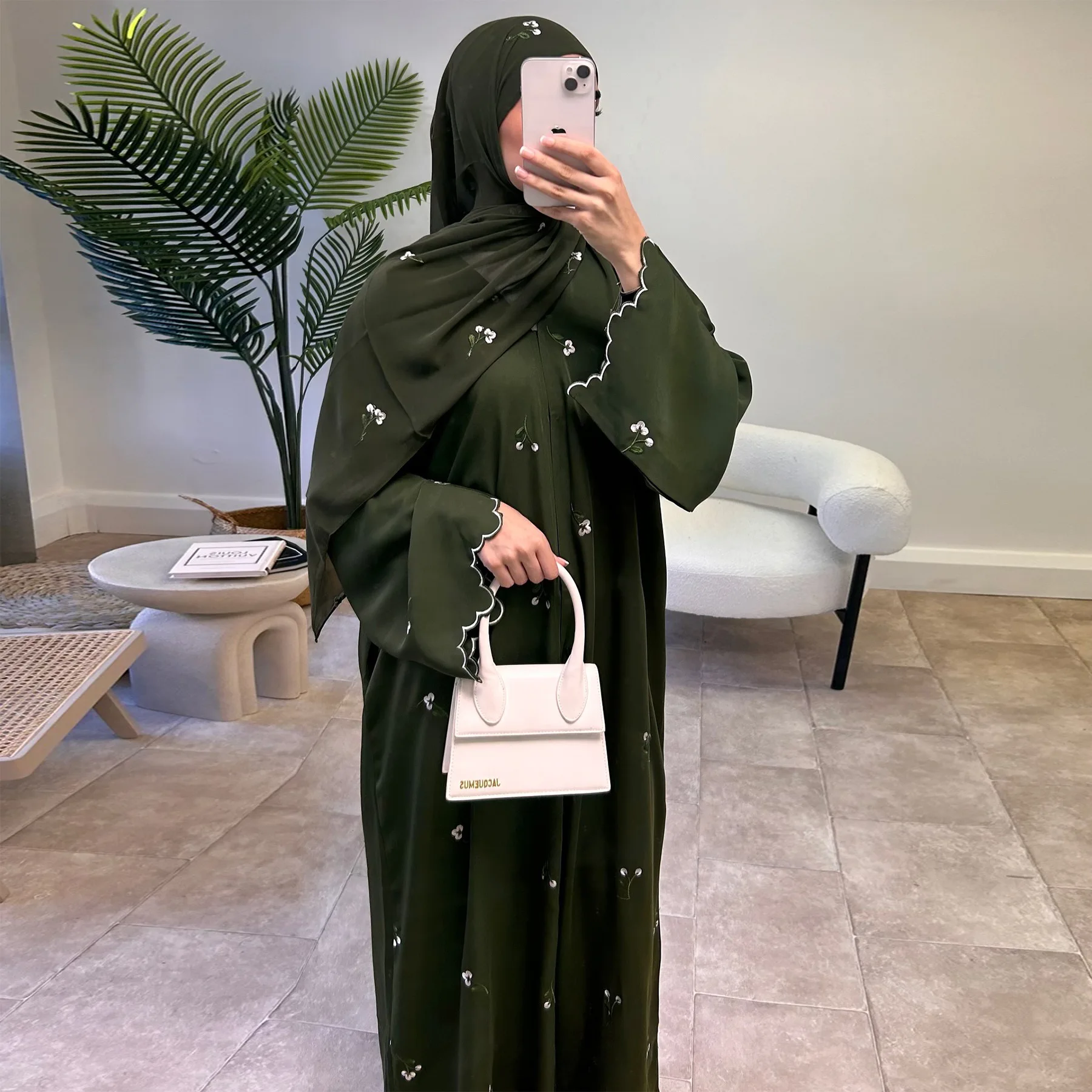 Eid Damen Bestickte Abaya Musl – Embroidery Kaftan Bewertung und Preis