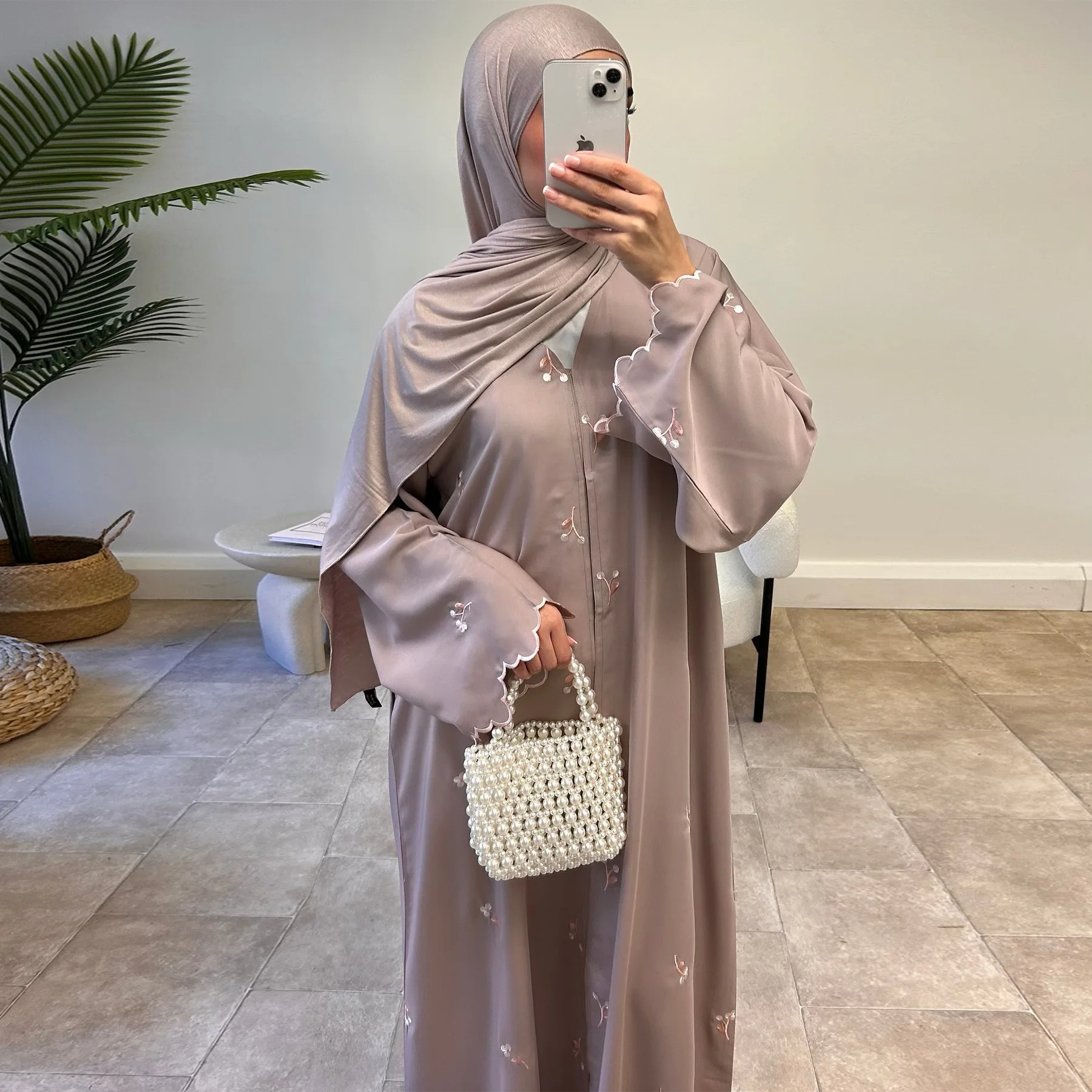 Eid Damen Bestickte Abaya Musl – Embroidery Kaftan Bewertung und Preis