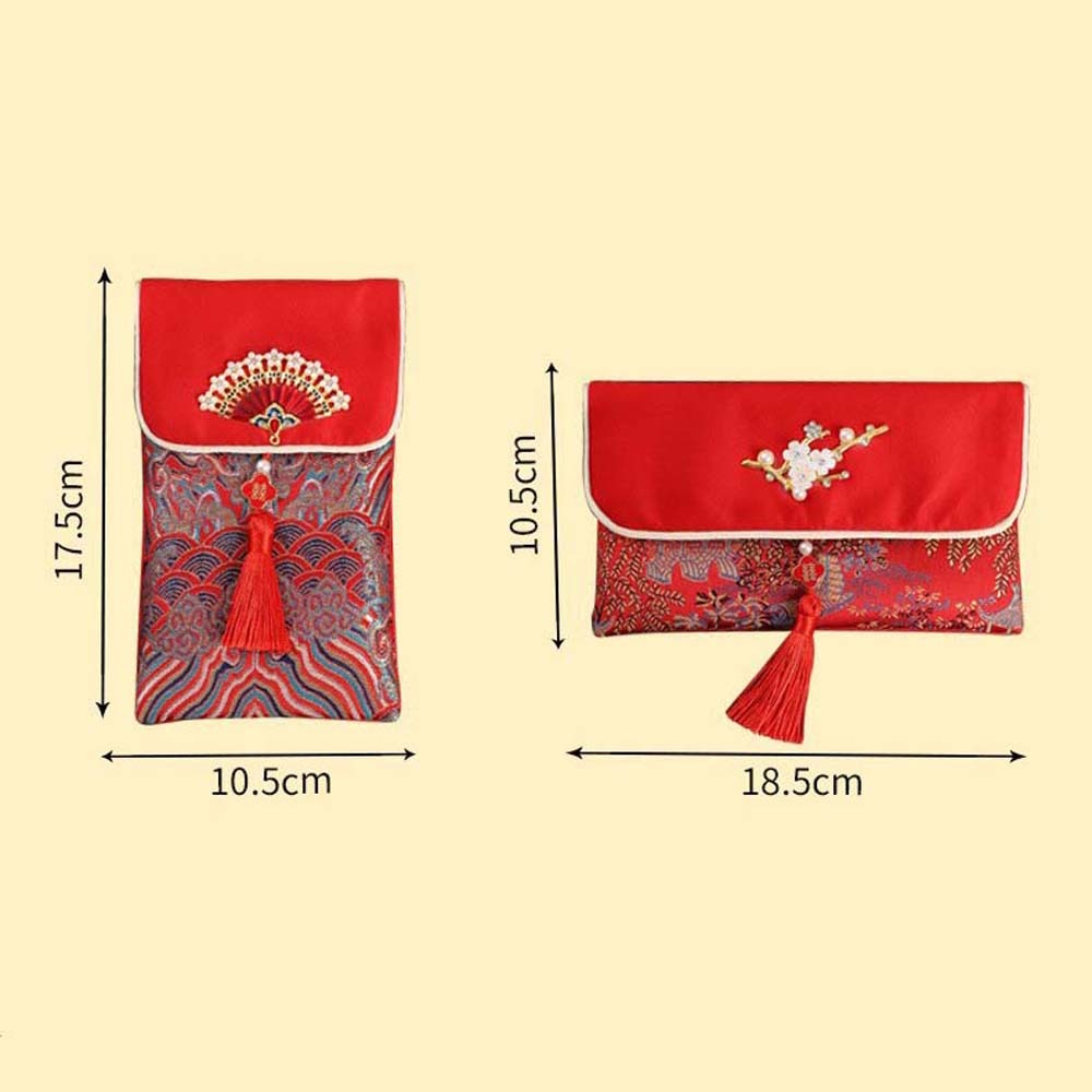 Neujahrs-Glückwunsch-Broschüre – Embroidery Red Bewertung und Preis