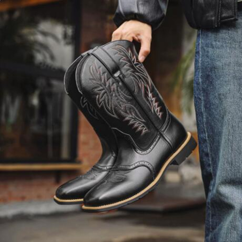 Neue Herren-Stiefel mit Sticke – Embroidery Stitches Bewertung und Preis