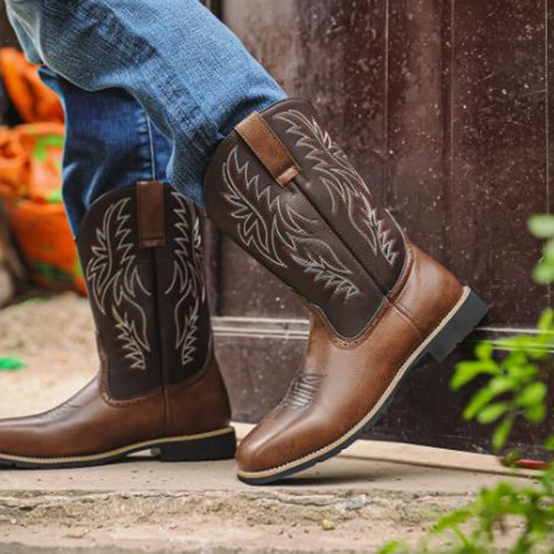 Neue Herren-Stiefel mit Sticke – Embroidery Stitches Bewertung und Preis