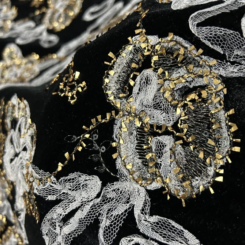 Hochwertiger luxuriöser Goldfa – Embroidery Design 3D Bewertung und Preis