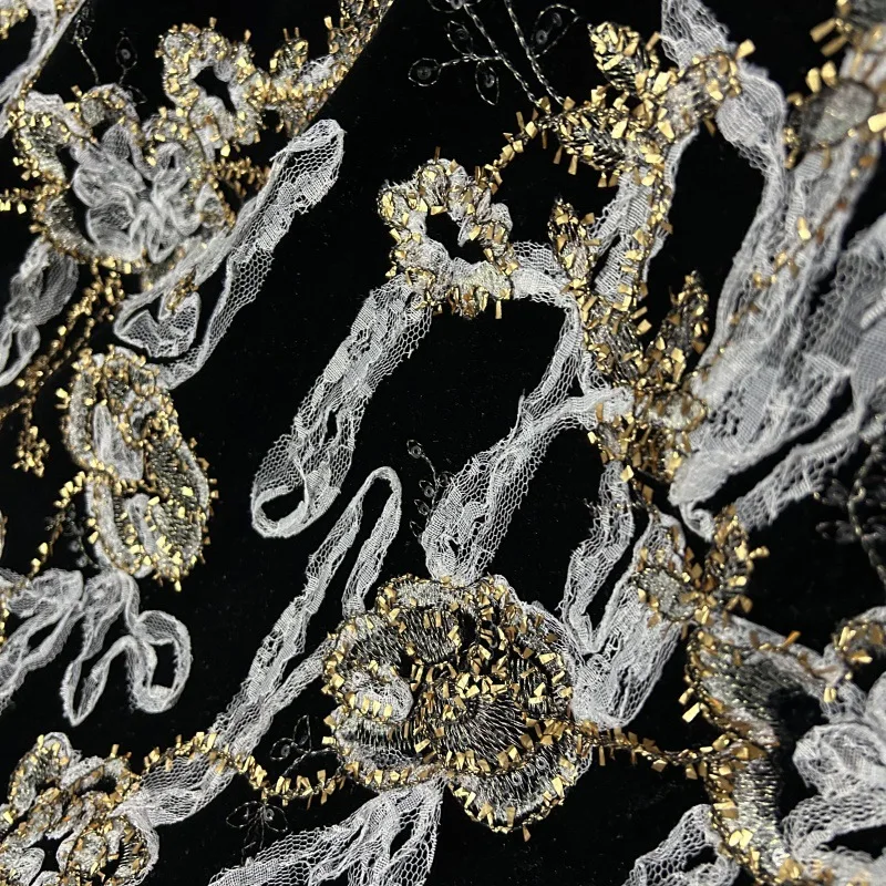Hochwertiger luxuriöser Goldfa – Embroidery Design 3D Bewertung und Preis
