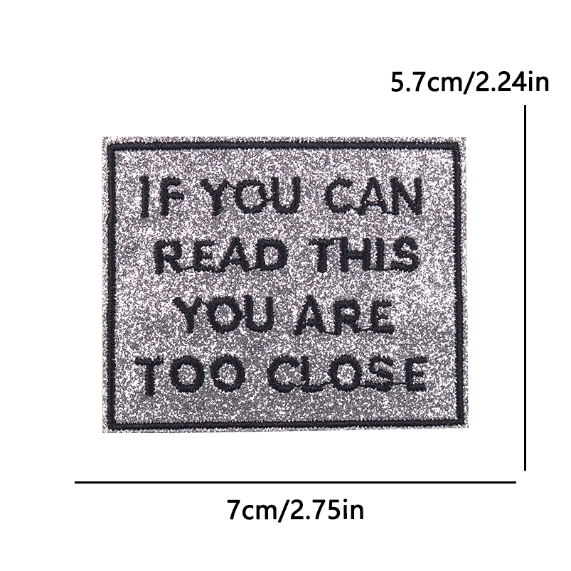 Glitzer-Patches mit Schriftzug – Embroidery Design 3D Bewertung und Preis