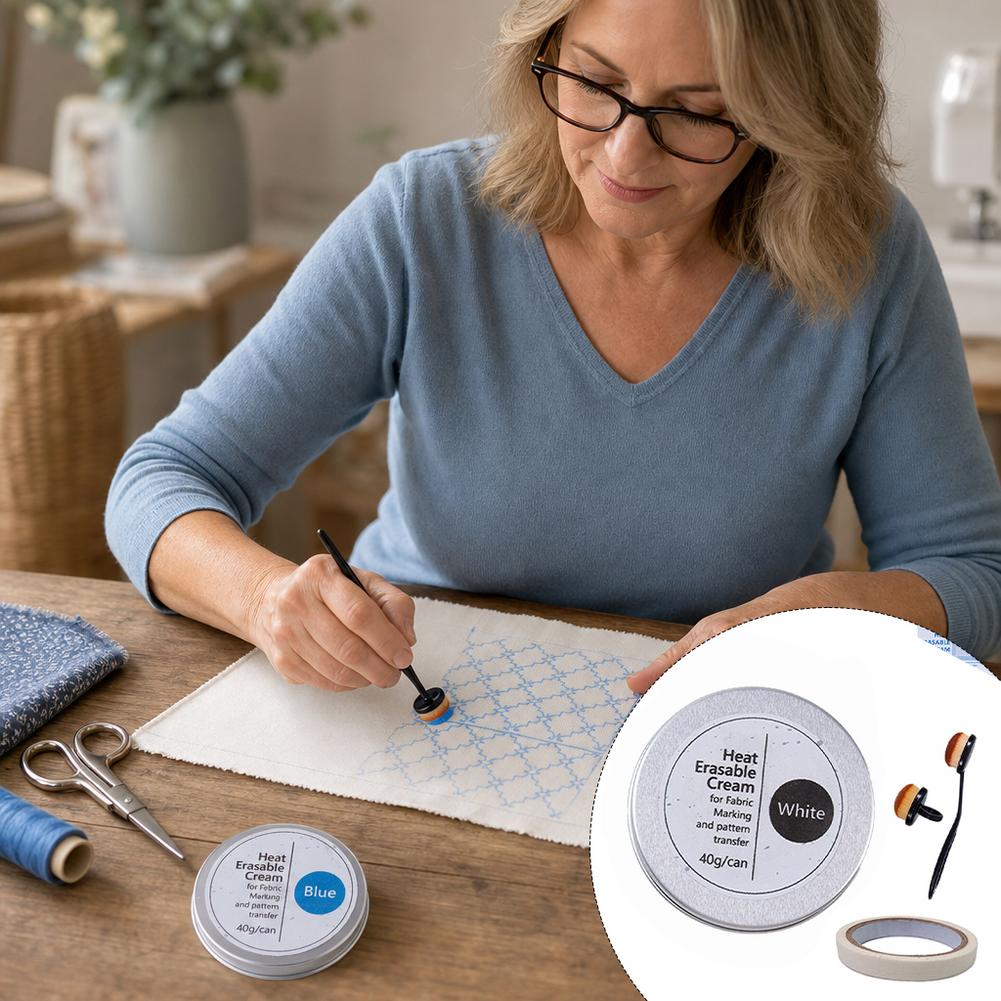 Hitze-Entfernbarer Stoffmarkie – Embroidery Cream Bewertung und Preis