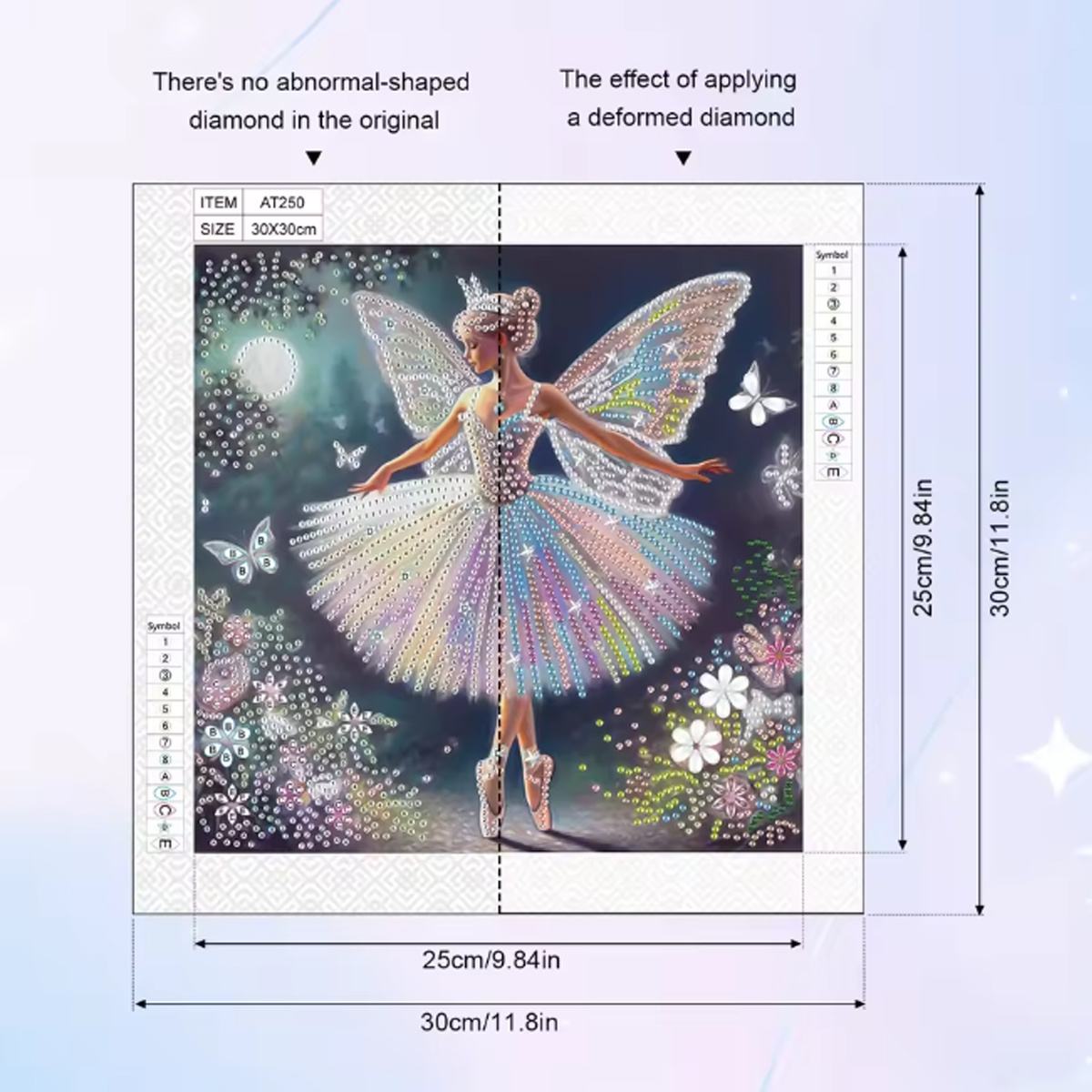 Schmetterlings-Feenmuster-Seri – Embroidery Pattern Bewertung und Preis