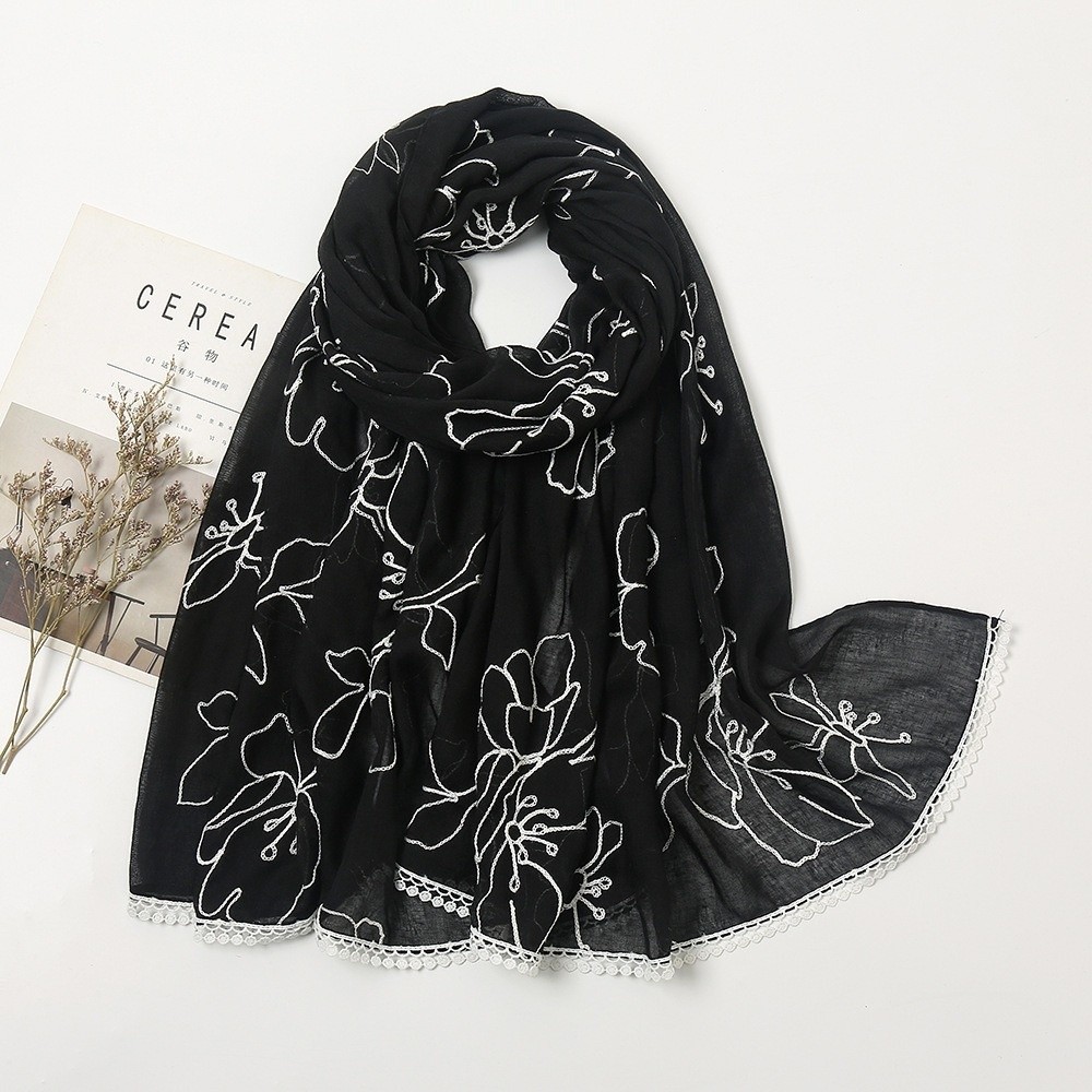 Vielseitiger Eleganter Hijab-S – Embroidery Hijab Bewertung und Preis