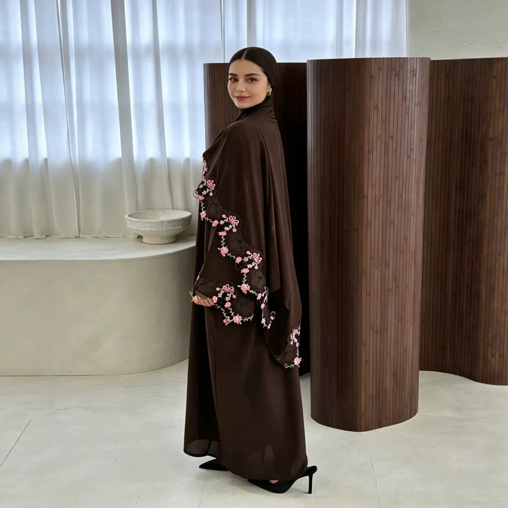 Eid-Kleid für Frauen Muslimisc – Embroidery Hijab Bewertung und Preis