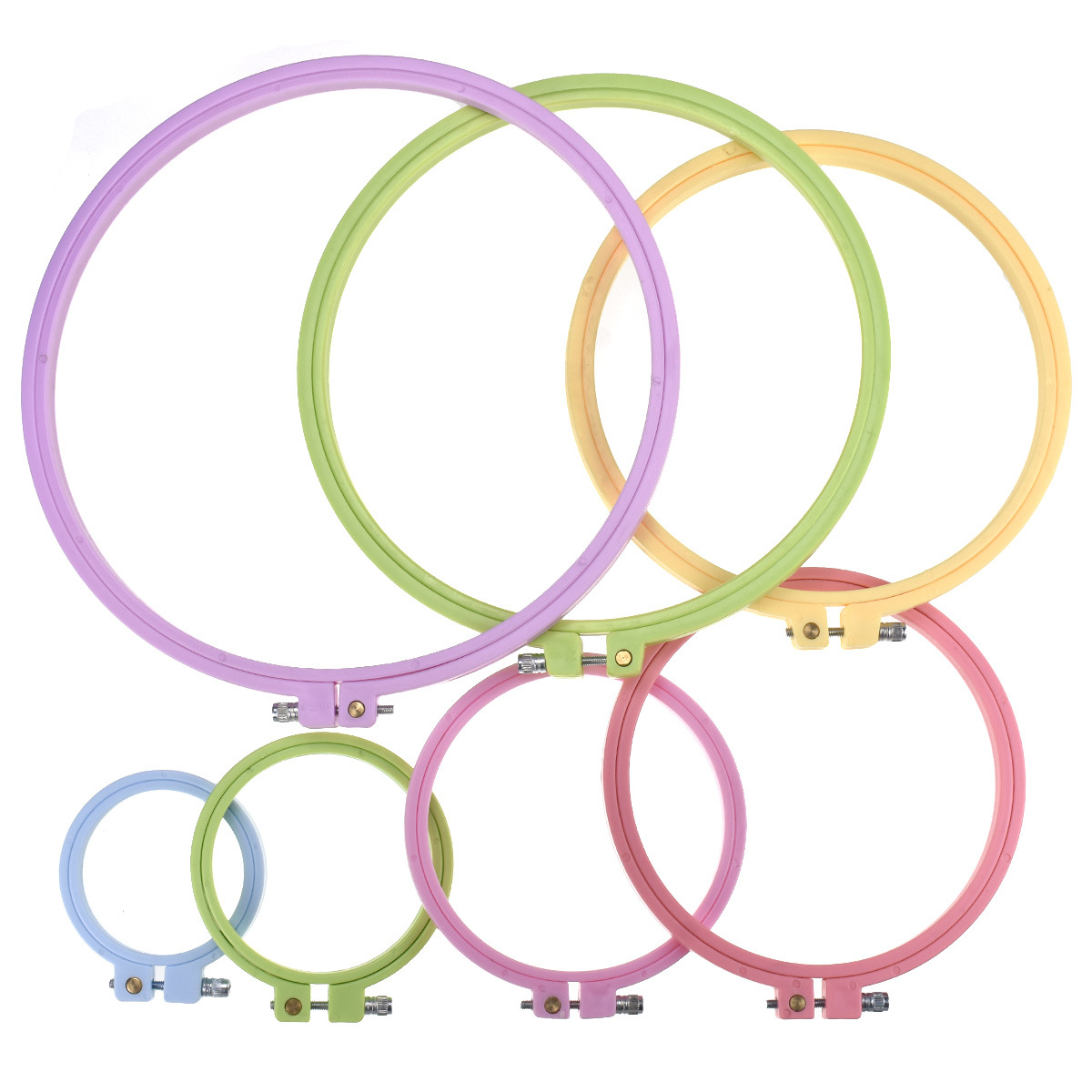 1/7 Stück 7-25cm Kunststoff-St – Embroidery Ring Bewertung und Preis