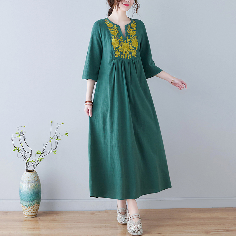 Neues Ethno-Stil Loses Tief Au – Embroidery Skirt Bewertung und Preis