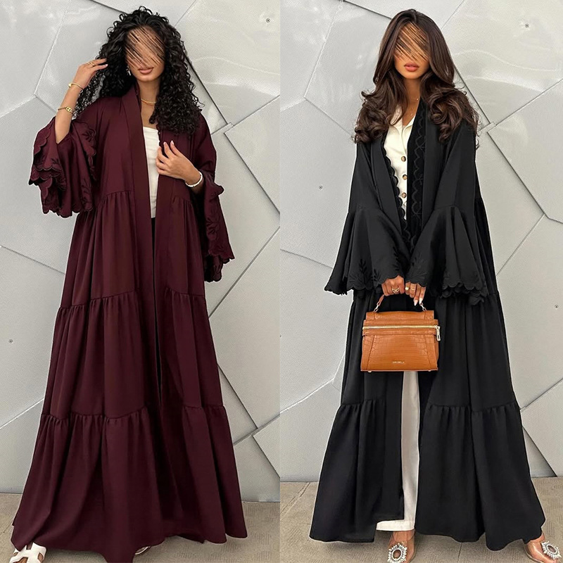 Muslimisches Hijab-Kleid für D – Embroidery Kaftan Bewertung und Preis