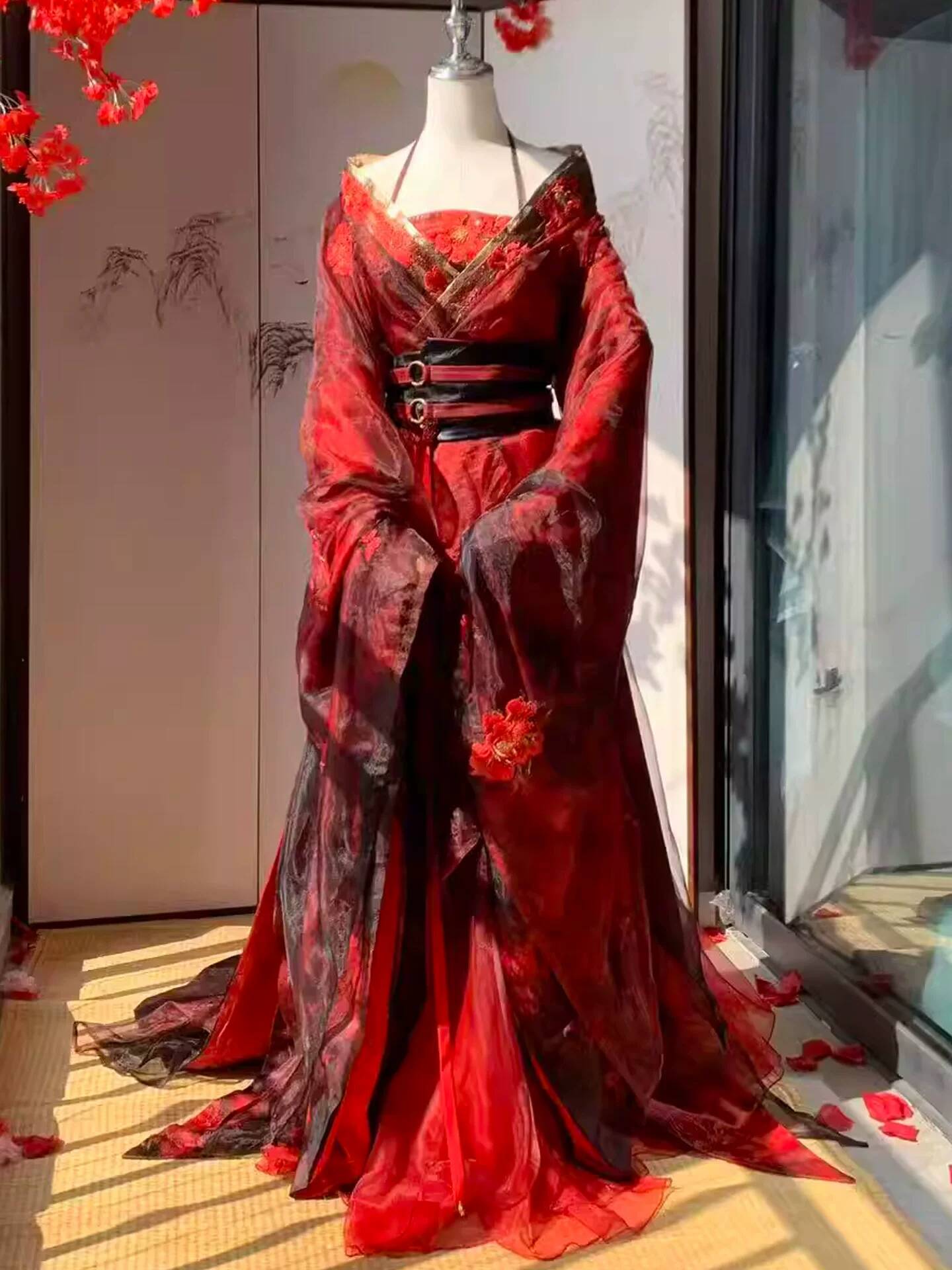 Neues Datura Red Hanfu Damen-K – Embroidery Red Bewertung und Preis
