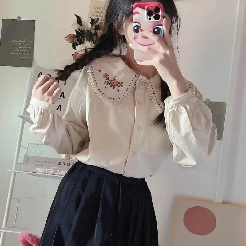 Hemden für Damen im japanische – Embroidery Design Love Bewertung und Preis