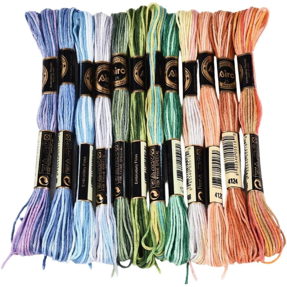 12 Stränge 105 Yards Kreuzstic – Embroidery Stitches Bewertung und Preis