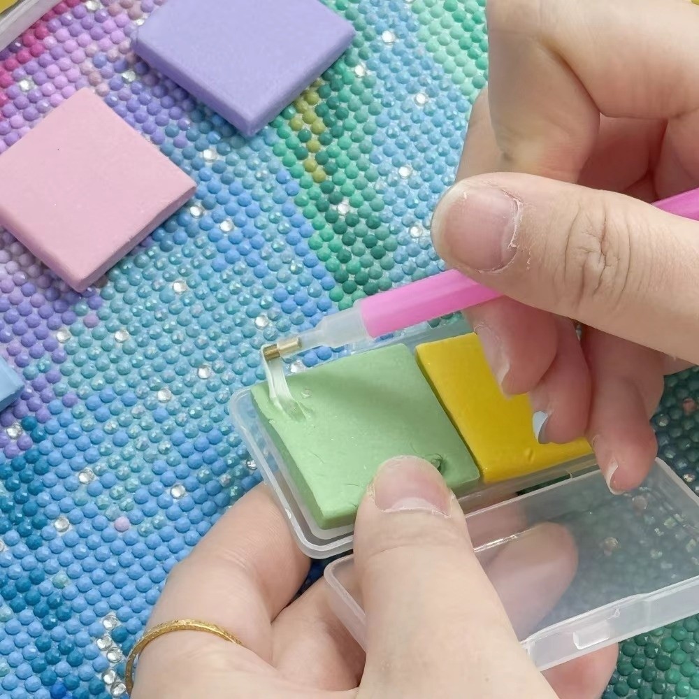 1/2 Stück Silikon-Diamantmaler – Embroidery Cream Bewertung und Preis