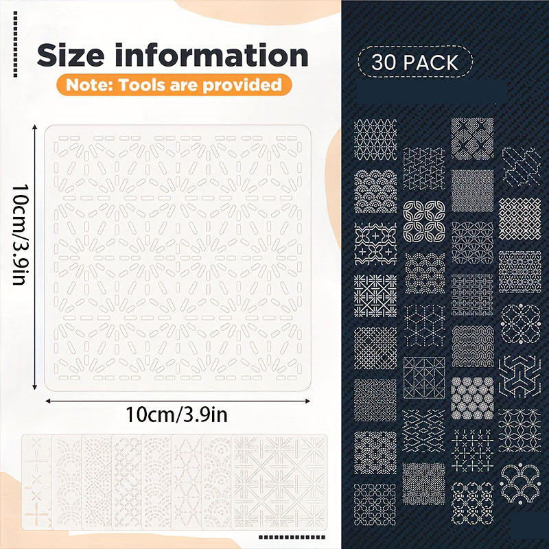 30 Stück Stickvorlagen, DIY-St – Embroidery Pattern Bewertung und Preis