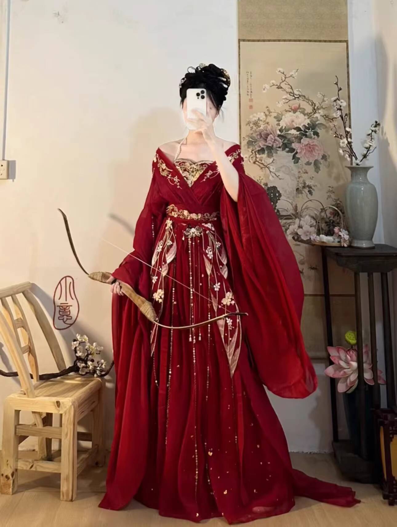 2025 heiße Guofeng-Göttin der  – Embroidery Red Bewertung und Preis