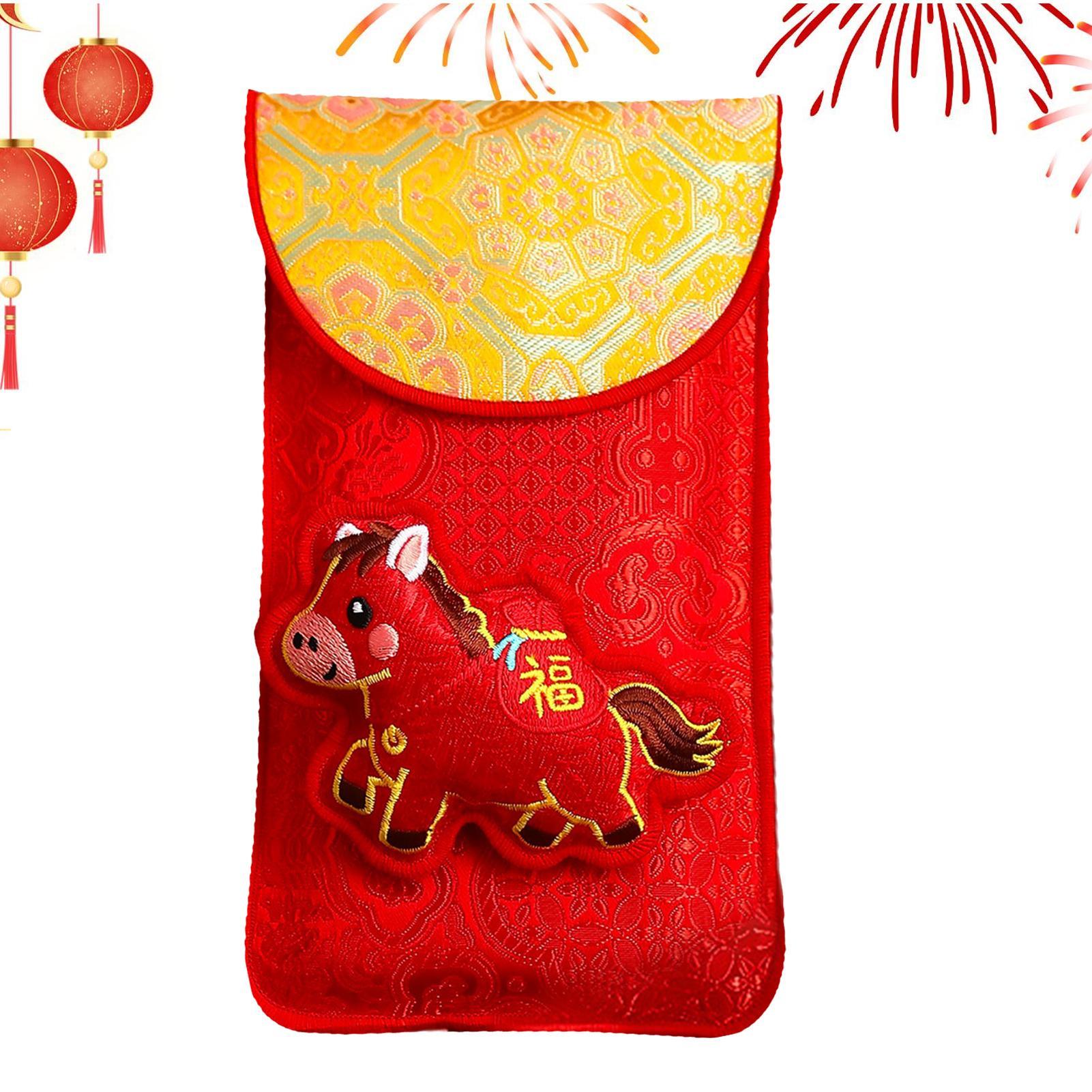 Jahr des Pferdes, bestickter S – Embroidery Red Bewertung und Preis