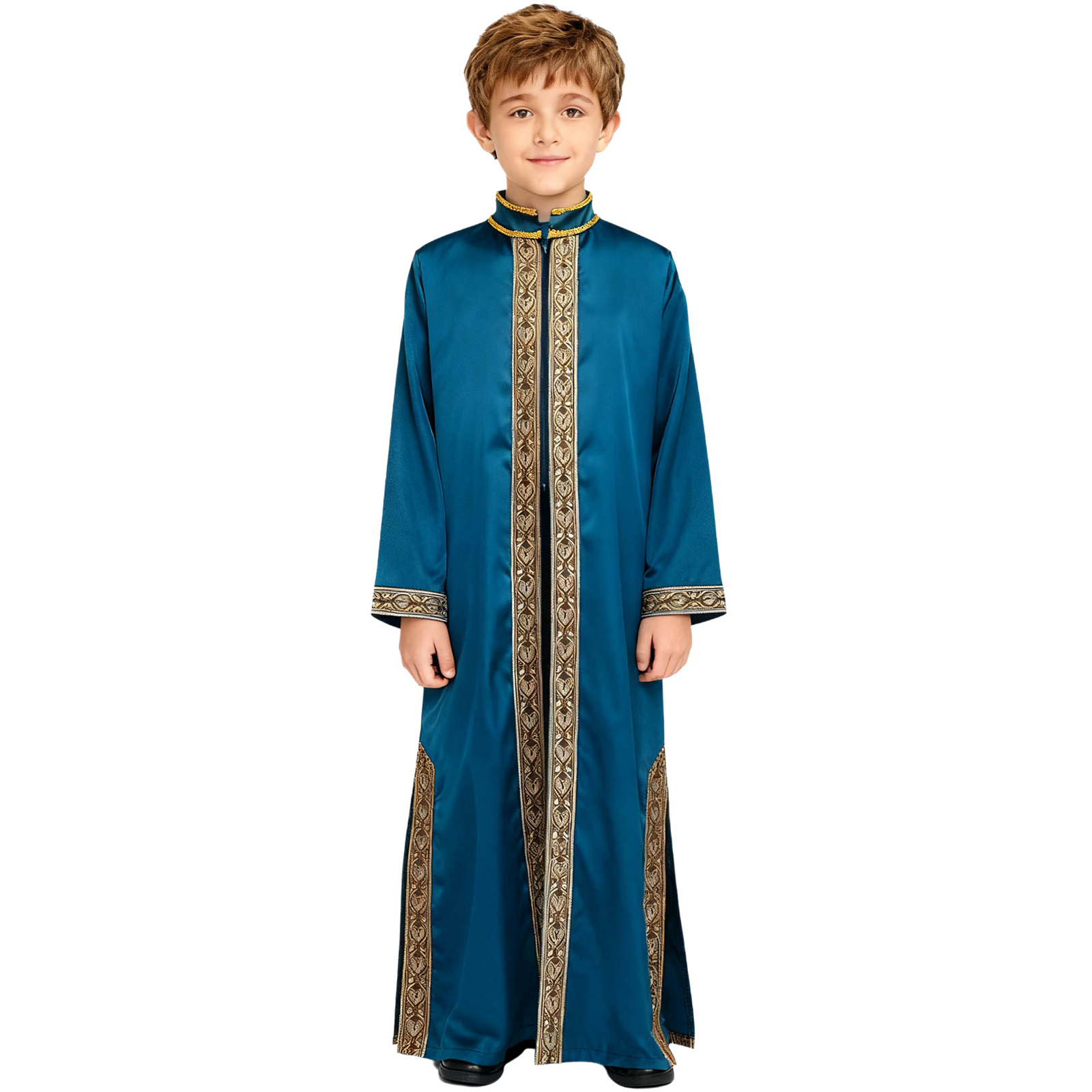 Jungen Gold Stickerei Maxi Mus – Embroidery Kaftan Bewertung und Preis