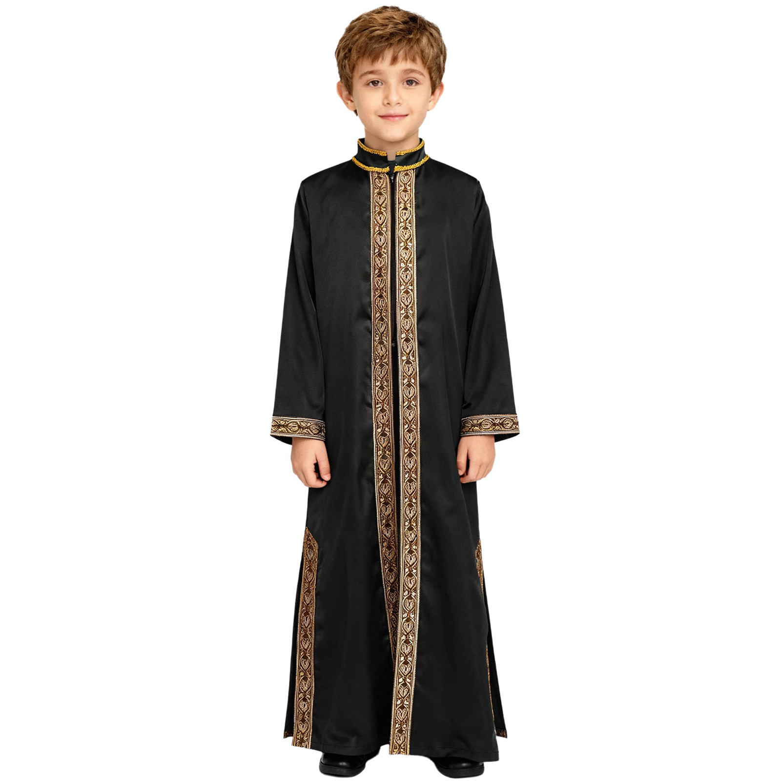 Jungen Gold Stickerei Maxi Mus – Embroidery Kaftan Bewertung und Preis