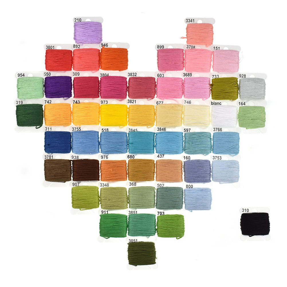 50-teiliges Sortiertes Sticker – Embroidery Pattern Bewertung und Preis