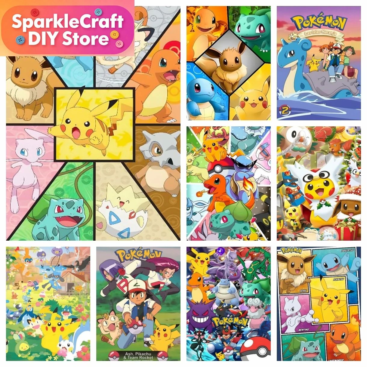 1 Stück rahmenloses Cartoon-Po – Embroidery Kit Set Bewertung und Preis