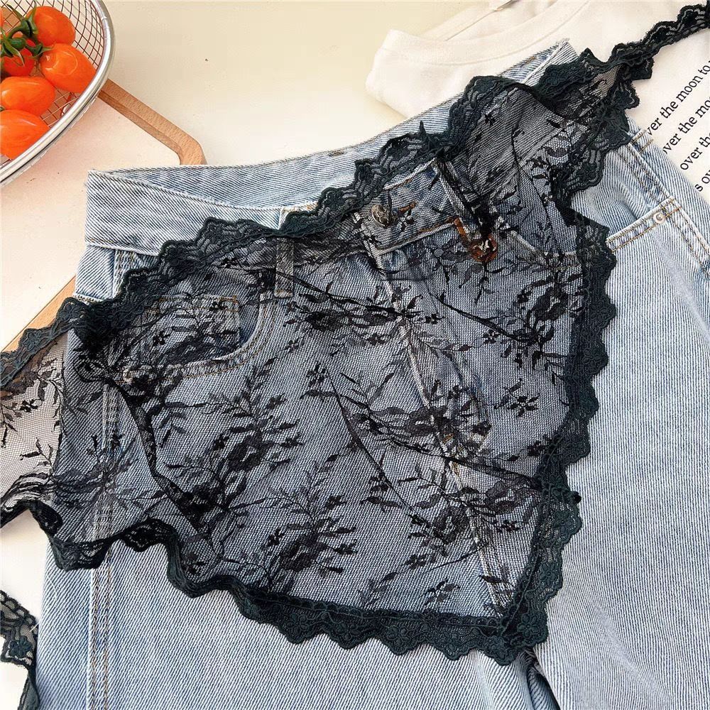 Weiche Y2K Dreieck-Schürze mit – Embroidery Skirt Bewertung und Preis