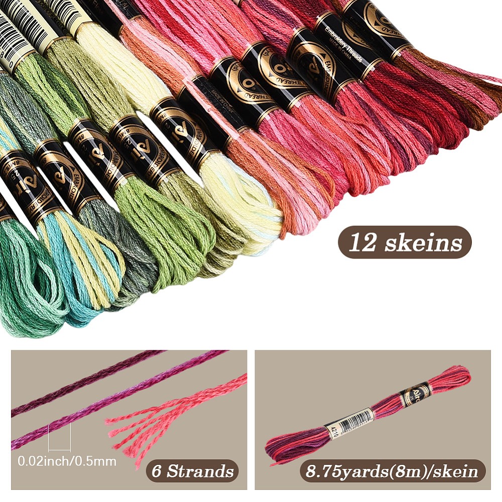 105 Yards Stickgarn 6-fädig Me – Embroidery Stitches Bewertung und Preis