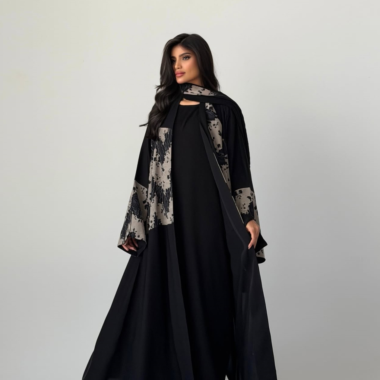 Damen Eid Abaya Hijab 2-teilig – Embroidery Kaftan Bewertung und Preis