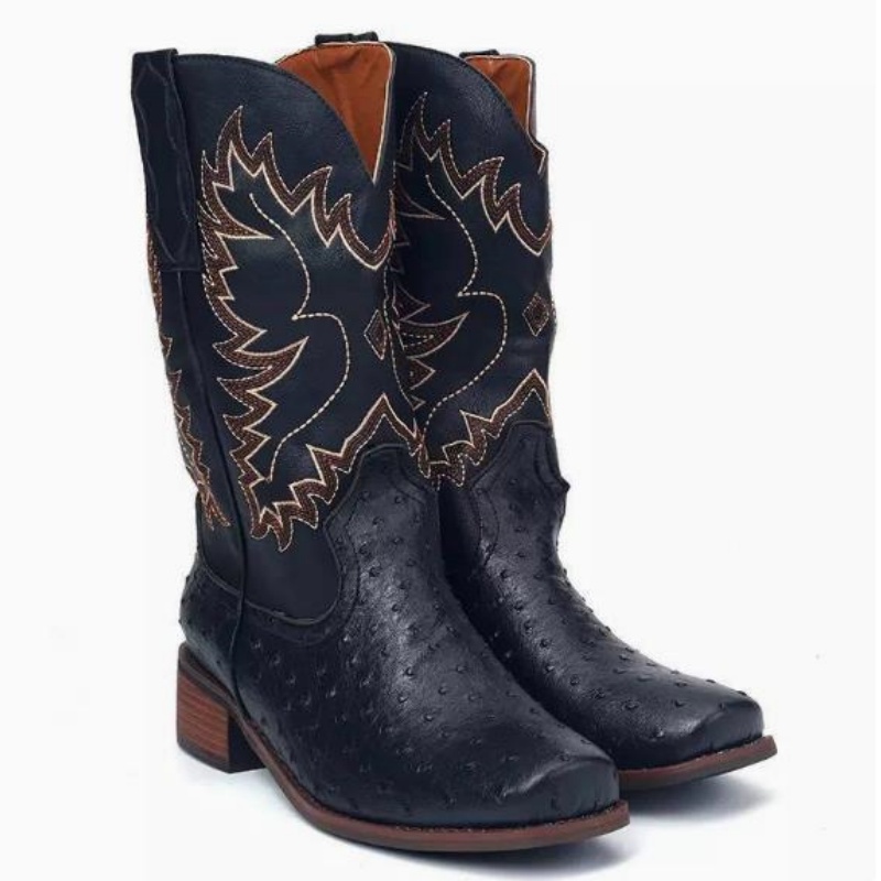 Herren Hohe Stiefel mit Sticke – Embroidery Stitches Bewertung und Preis