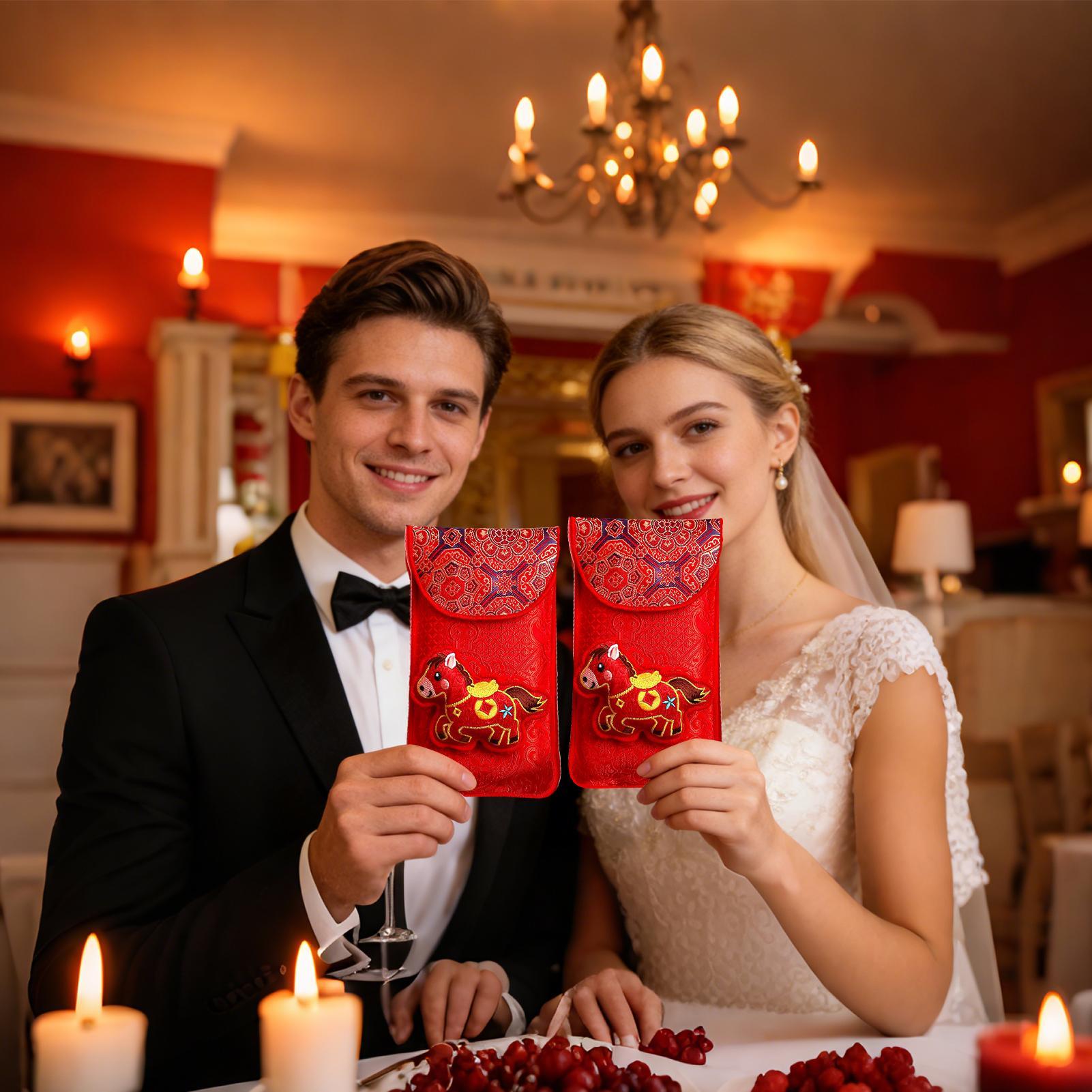 Chinesischer roter Umschlag, S – Embroidery Red Bewertung und Preis